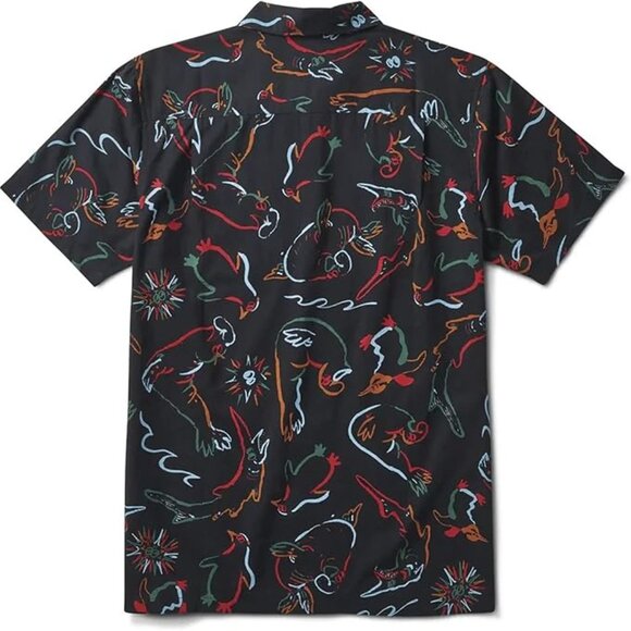 Roark Gonzo Creatures Shirt \\ Men Medium //  Black Short Sleeve Classic Fit - Picture 3 of 9